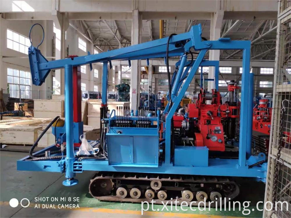 Gyq 200a Exploration Drilling Rig Soil Investigation Drilling Machine Hydraulic Chuck Light Weight 1